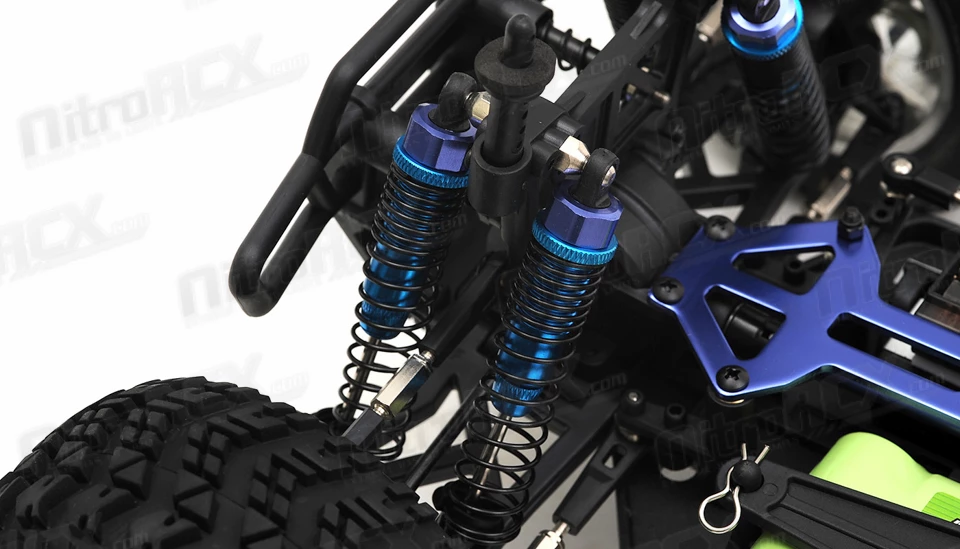 Exceed RC Off Road Truck Radio Car 1/10 Infinitive Brushless PRO 2.4Ghz Electric RTR Off Road Truck (DD Blue) RC Remote Control With Aluminum Shocks + 3s LiPo Ready 14 Exceed RC Off Road Truck Radio Car 1/10 Infinitive Brushless PRO 2.4Ghz Electric RTR Off Road Truck (DD Blue) RC Remote Control With Aluminum Shocks + 3s LiPo Ready - Image 14