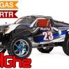 1/8 2.4Ghz Exceed RC Rally 8 .21 Nitro Gas Powered Almost Ready To Run ARTR 4WD Rally Car Stripe Blue RC Remote Control Radio Car