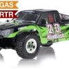 1/8Th Exceed RC Madbash Nitro Powered Almost Ready To Run ARTR Limited Edtion .21 Engine Rally Car Star Green RC Remote Control Radio Short Course Truck