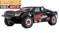1/8Th Mad Code GP Nitro Powered Short Course Limited Edition Almost Ready To Run ARTR Rally Car (Red) RC Remote Control Radio Car