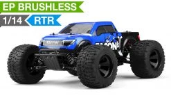 1/14 Tacon Valor Monster Truck Brushless Ready To Run 2.4ghz (Blue) RC Remote Control Radio Car