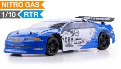 On Road Racing Car Radio 1/10 2.4Ghz Exceed RC Nitro Gas Powered Ultra RTR On Road Racing Car Blue RC Remote Control