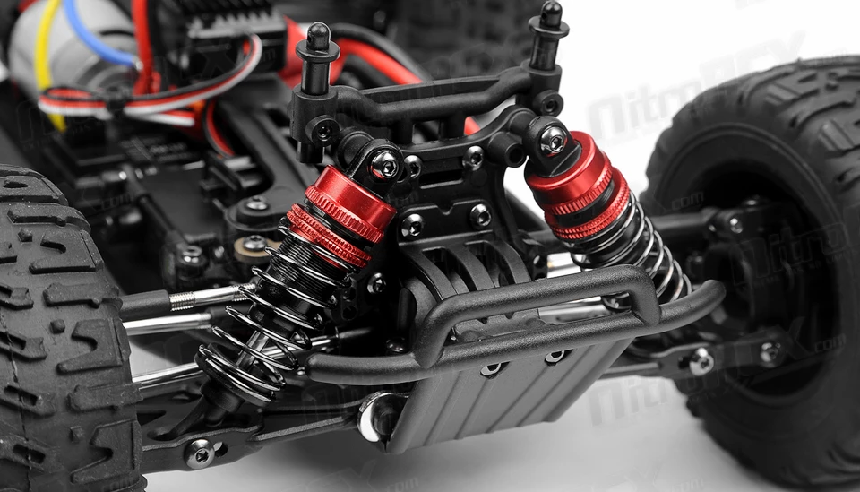 1/14 Tacon Valor Monster Truck Brushed Ready To Run 2.4ghz (Red) RC Remote Control Radio Car 13 1/14 Tacon Valor Monster Truck Brushed Ready To Run 2.4ghz (Red) RC Remote Control Radio Car - Image 13