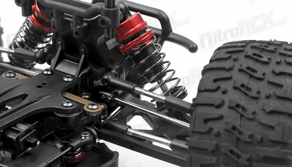 1/14 Tacon Valor Monster Truck Brushed Ready To Run 2.4ghz (Red) RC Remote Control Radio Car 15 1/14 Tacon Valor Monster Truck Brushed Ready To Run 2.4ghz (Red) RC Remote Control Radio Car - Image 15