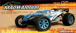 Professional 1/8Th Scale Exceed RC MadWarrior .28 Engine Nitro Gas Powered Almost Ready To Run ARTR Off Road Truggy Racing Edition [Alpha Blue] RC Remote Control Radio Car -rcMart Online Hobby Shop unnamed file 6073