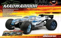 Professional 1/8Th Scale Exceed RC MadWarrior .28 Engine Nitro Gas Powered Almost Ready To Run ARTR Off Road Truggy Racing Edition [Alpha Blue] RC Remote Control Radio Car -rcMart Online Hobby Shop unnamed file 6074