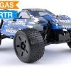Truggy Radio Car 1/16 2.4Ghz Exceed RC SuperCharge Nitro Gas Powered RTR Off Road Truggy Hyper Blue RC Remote Control