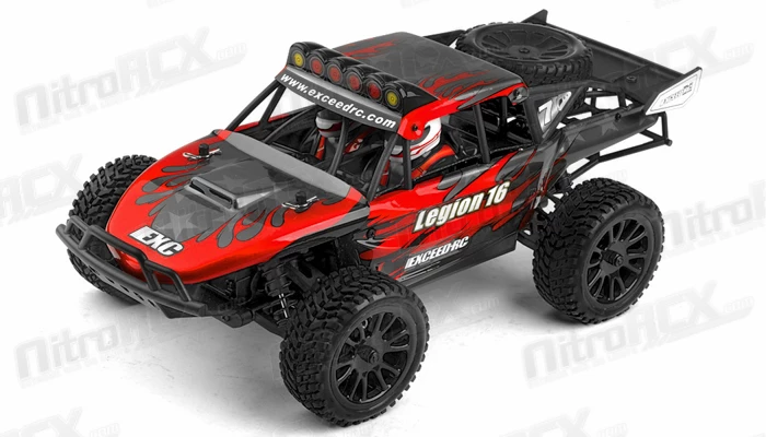 Exceed RC 1/16 Legion Racing Desert Monster Truck Ready To Run 2.4ghz (DD Red) RC Remote Control Radio Car 6 Exceed RC 1/16 Legion Racing Desert Monster Truck Ready To Run 2.4ghz (DD Red) RC Remote Control Radio Car - Image 6