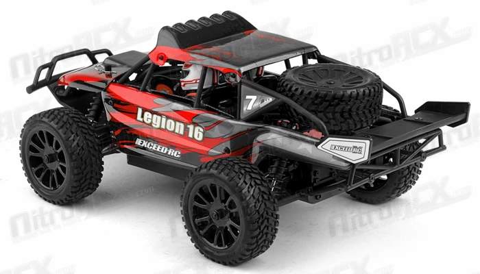 Exceed RC 1/16 Legion Racing Desert Monster Truck Ready To Run 2.4ghz (DD Red) RC Remote Control Radio Car 7 Exceed RC 1/16 Legion Racing Desert Monster Truck Ready To Run 2.4ghz (DD Red) RC Remote Control Radio Car - Image 7