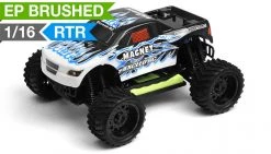 Exceed RC Truck Radio Car 1/16 2.4Ghz Magnet EP Electric Powered RTR Off Road Truck Fire Blue RC Remote Control Car