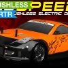 Exceed RC 2.4Ghz MadSpeed Drift Car Brushless Edition 1/10 Electric Ready To Run Drift Car (Orange) RC Remote Control Radio Car