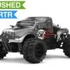 MicroX Racing 1/24 Micro Scale Monster Truck Ready To Run 2.4ghz (Black) RC Remote Control Radio Car