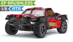 Iron Track MegaE8SCL Mayhem 1:8 Scale RTR 4WD Brushless Short Course Buggy (Red) RC Remote Control Radio Car