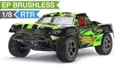 Iron Track MegaE8SCL Mayhem 1:8 Scale RTR 4WD Brushless Short Course Buggy (Green) RC Remote Control Radio Car