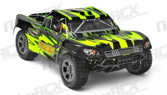 Iron Track MegaE8SCL Mayhem 1/8 ARTR 4WD Brushless Short Course Truck (Green) RC Remote Control Truck 3 Iron Track MegaE8SCL Mayhem 1/8 ARTR 4WD Brushless Short Course Truck (Green) RC Remote Control Truck - Image 3
