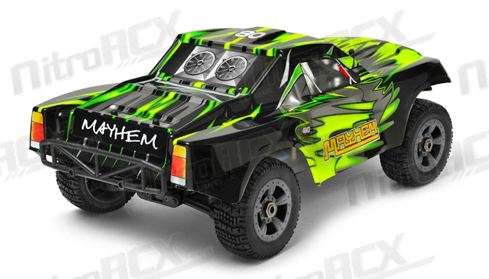 Iron Track MegaE8SCL Mayhem 1/8 ARTR 4WD Brushless Short Course Truck (Green) RC Remote Control Truck 6 Iron Track MegaE8SCL Mayhem 1/8 ARTR 4WD Brushless Short Course Truck (Green) RC Remote Control Truck - Image 6