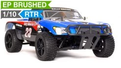 Exceed RC Rally Truck Radio Car 1/10 2.4Ghz Electric Short Course Rally Monster RTR Ready To Run Off Road Rally Truck Carbon Blue RC Remote Control Car