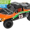 Exceed RC 1/10 2.4Ghz Short Course Electric Rally Monster RTR Off Road Rally Truck Carbon Orange RC Remote Control Rally Truck Radio Car