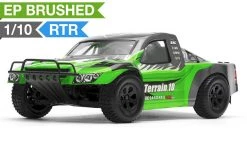 Exceed RC Racing Terrain 1/10 Scale Short Course Truck Ready To Run 2.4ghz (AA Green) RC Remote Control Radio Car