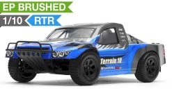 Exceed RC Racing Terrain 1/10 Scale Short Course Truck Ready To Run 2.4ghz (AA Blue) RC Remote Control Radio Car