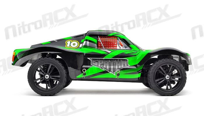 Iron Track Spatha 1:10 Scale 4WD Electric Short Course Truck Ready To Run (Green) RC Remote Control Radio Car 5 Iron Track Spatha 1:10 Scale 4WD Electric Short Course Truck Ready To Run (Green) RC Remote Control Radio Car - Image 5