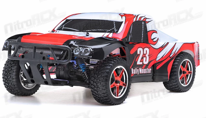 Exceed RC 1/10th 2.4Ghz Brushless Short Course Rally Monster Electric RTR Racing Truck (CC Red) RC Remote Control Rally Truck Radio Car With Aluminum Shocks + 3s LiPo Ready 3 Exceed RC 1/10th 2.4Ghz Brushless Short Course Rally Monster Electric RTR Racing Truck (CC Red) RC Remote Control Rally Truck Radio Car With Aluminum Shocks + 3s LiPo Ready - Image 3