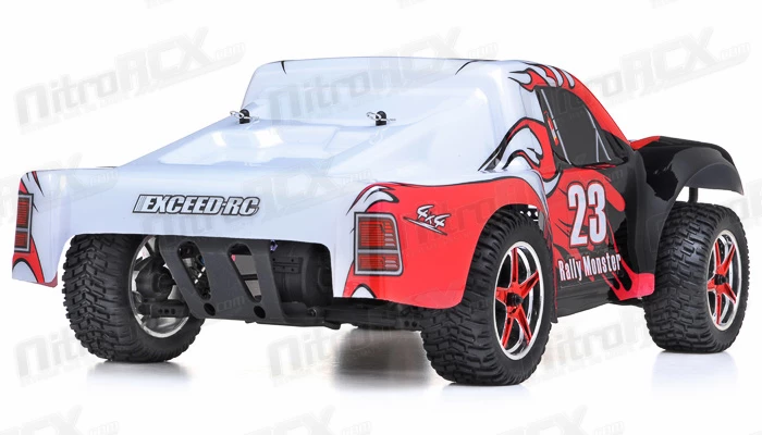 Exceed RC 1/10th 2.4Ghz Brushless Short Course Rally Monster Electric RTR Racing Truck (CC Red) RC Remote Control Rally Truck Radio Car With Aluminum Shocks + 3s LiPo Ready 4 Exceed RC 1/10th 2.4Ghz Brushless Short Course Rally Monster Electric RTR Racing Truck (CC Red) RC Remote Control Rally Truck Radio Car With Aluminum Shocks + 3s LiPo Ready - Image 4