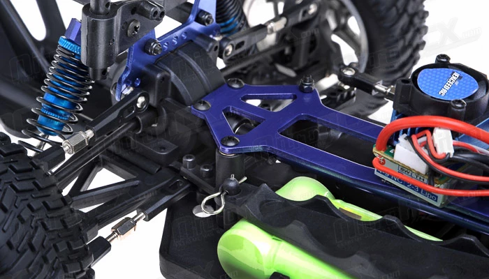 Exceed RC 1/10th 2.4Ghz Brushless Short Course Rally Monster Electric RTR Racing Truck (CC Red) RC Remote Control Rally Truck Radio Car With Aluminum Shocks + 3s LiPo Ready 14 Exceed RC 1/10th 2.4Ghz Brushless Short Course Rally Monster Electric RTR Racing Truck (CC Red) RC Remote Control Rally Truck Radio Car With Aluminum Shocks + 3s LiPo Ready - Image 14