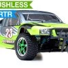 Exceed RC 1/10th 2.4Ghz Brushless Short Course Rally Monster Electric RTR Racing Truck (AA Green) RC Remote Control Rally Truck Radio Car With Aluminum Shocks + 3s LiPo Ready