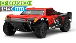 1/14 Tacon Thriller Short Course Truck Brushed Ready To Run 2.4ghz (Red) RC Remote Control Radio Car