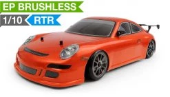 Exceed RC 2.4Ghz MadSpeed Drift Car GT3 Brushless Edition 1/10 Electric Ready To Run RC Radio Remote Control Drift Car (Orange)