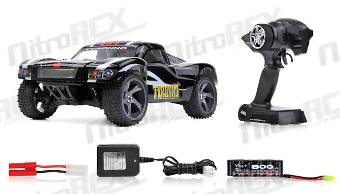 Iron Track Electric Tyronno 1:18 4WD Short Course Truck Ready To Run (Black) RC Remote Control Radio Car 6 Iron Track Electric Tyronno 1:18 4WD Short Course Truck Ready To Run (Black) RC Remote Control Radio Car - Image 6