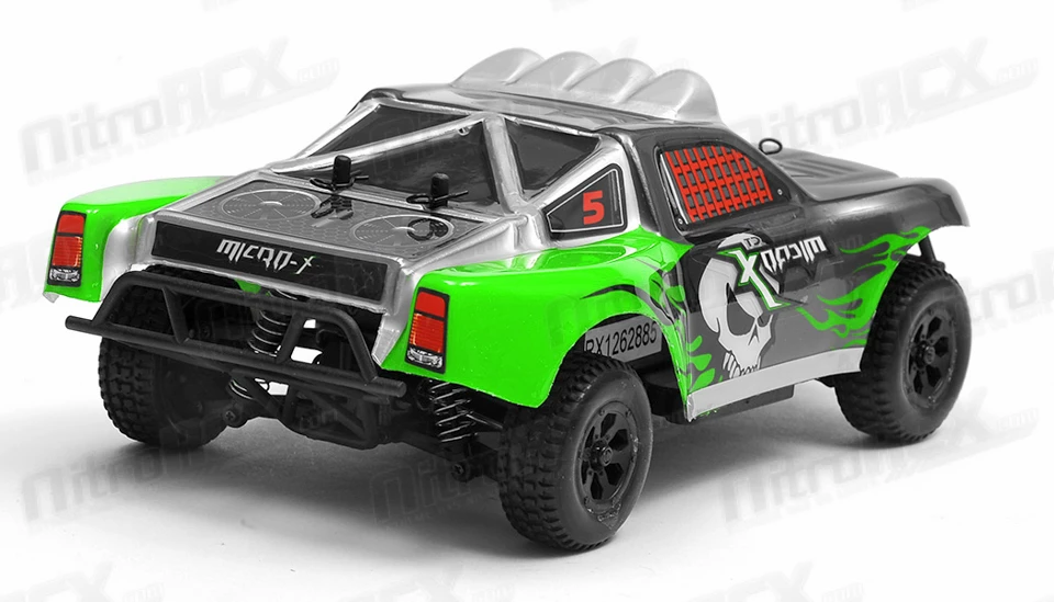 MicroX Racing 1/24 Micro Scale Short Course Truck Ready To Run 2.4ghz (Green) RC Remote Control Radio Car 5 MicroX Racing 1/24 Micro Scale Short Course Truck Ready To Run 2.4ghz (Green) RC Remote Control Radio Car - Image 5