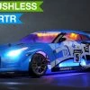 Exceed RC 2.4Ghz MadSpeed Drift Car Brushless Edition 1/10 Electric Ready To Run Drift Car W/ LED Head Lights (Blue) RC Remote Control Radio Car