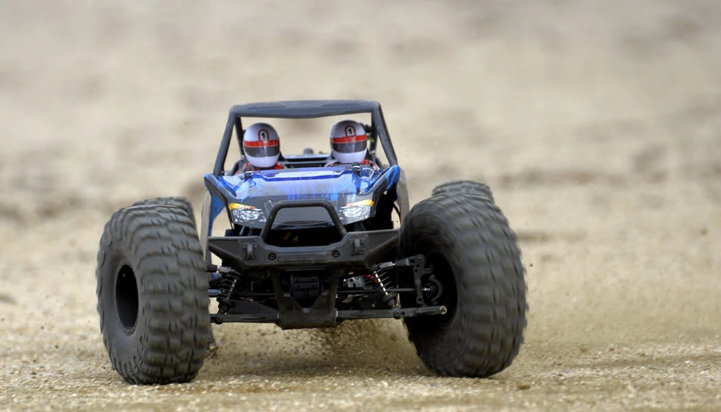 Exceed RC Rock Racer Radio Car 1/10 Scale 2.4Ghz MadRock 4WD Powerful Electric Remote Control 100% RTR Ready To Run W/ Waterproof Electronics (Blue) 14 Exceed RC Rock Racer Radio Car 1/10 Scale 2.4Ghz MadRock 4WD Powerful Electric Remote Control 100% RTR Ready To Run W/ Waterproof Electronics (Blue) - Image 14