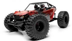 Exceed RC Rock Racer Radio Car 1/10 Scale 2.4Ghz MadRock 4WD Powerful Electric Remote Control 100% RTR Ready To Run W/ Waterproof Electronics (Red)