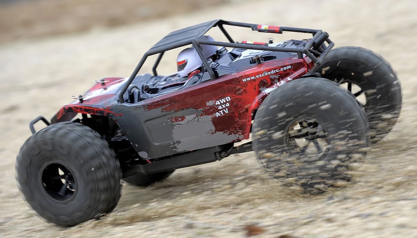 Exceed RC Rock Racer Radio Car 1/10 Scale 2.4Ghz MadRock 4WD Powerful Electric Remote Control 100% RTR Ready To Run W/ Waterproof Electronics (Red) 19 Exceed RC Rock Racer Radio Car 1/10 Scale 2.4Ghz MadRock 4WD Powerful Electric Remote Control 100% RTR Ready To Run W/ Waterproof Electronics (Red) - Image 19