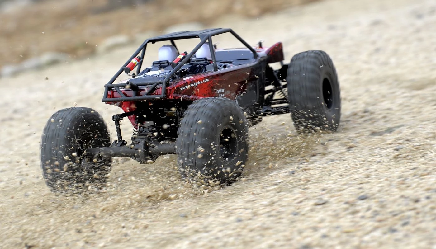 Exceed RC Rock Racer Radio Car 1/10 Scale 2.4Ghz MadRock 4WD Powerful Electric Remote Control 100% RTR Ready To Run W/ Waterproof Electronics (Red) 20 Exceed RC Rock Racer Radio Car 1/10 Scale 2.4Ghz MadRock 4WD Powerful Electric Remote Control 100% RTR Ready To Run W/ Waterproof Electronics (Red) - Image 20