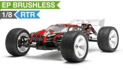 Iron Track Zeige E8XTL 1:8 Scale RTR 4WD Brushless Short Course Truggy (Red) RC Remote Control Radio Car