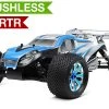 1/8Th EP Mad Warrior Racing Edition Truggy Almost Ready To Run ARTR Brushless Motor/ESC/Lipo (Alpha Blue) RC Remote Control Radio Car