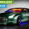 Exceed RC 2.4Ghz MadSpeed Drift Car Brushless Edition 1/10 Electric Ready To Run Drift Car W/ LED Head Lights (Green) RC Remote Control Radio Car