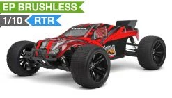 Iron Track Katana 1:10 Scale 4WD Brushless Truggy Ready To Run (Red) RC Remote Control Radio Car