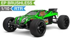 Iron Track Katana 1:10 Scale 4WD Brushless Truggy Ready To Run (Green) RC Remote Control Radio Car