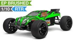 Iron Track Katana 1:10 Scale 4WD Electric Truggy Ready To Run (Green) RC Remote Control Radio Car