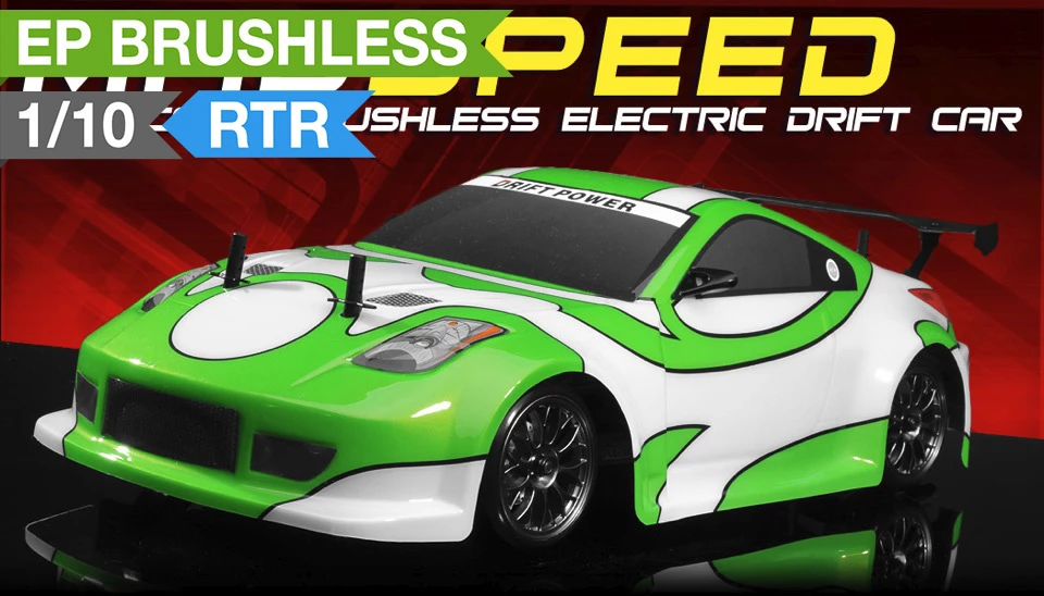 Exceed RC 2.4Ghz MadSpeed Drift Car Brushless Edition 1/10 Electric Ready To Run Drift Car (Green) RC Remote Control Radio Car 1 Exceed RC 2.4Ghz MadSpeed Drift Car Brushless Edition 1/10 Electric Ready To Run Drift Car (Green) RC Remote Control Radio Car