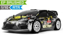1/10 2.4Ghz Exceed RC Electric AceTiger Rally Car Ready To Run (Black) RC Remote Control Radio Car