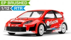 1/12 Tacon Ranger Rally Brushed Car Ready To Run 2.4ghz (Red) RC Remote Control Radio Car