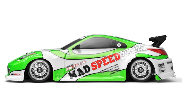Exceed RC 2.4Ghz MadSpeed Drift Car Brushless Edition 1/10 Electric Ready To Run Drift Car (Green) RC Remote Control Radio Car 5 Exceed RC 2.4Ghz MadSpeed Drift Car Brushless Edition 1/10 Electric Ready To Run Drift Car (Green) RC Remote Control Radio Car - Image 5
