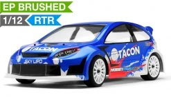 1/12 Tacon Ranger Rally Brushed Car Ready To Run 2.4ghz (Blue) RC Remote Control Radio Car