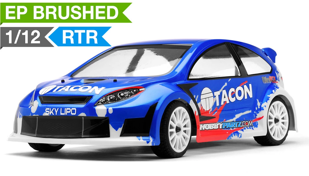 1/12 Tacon Ranger Rally Brushed Car Ready To Run 2.4ghz (Blue) RC Remote Control Radio Car 1 1/12 Tacon Ranger Rally Brushed Car Ready To Run 2.4ghz (Blue) RC Remote Control Radio Car